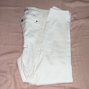 Abercrombie The Jean Jegging Mid Rise size 16S white